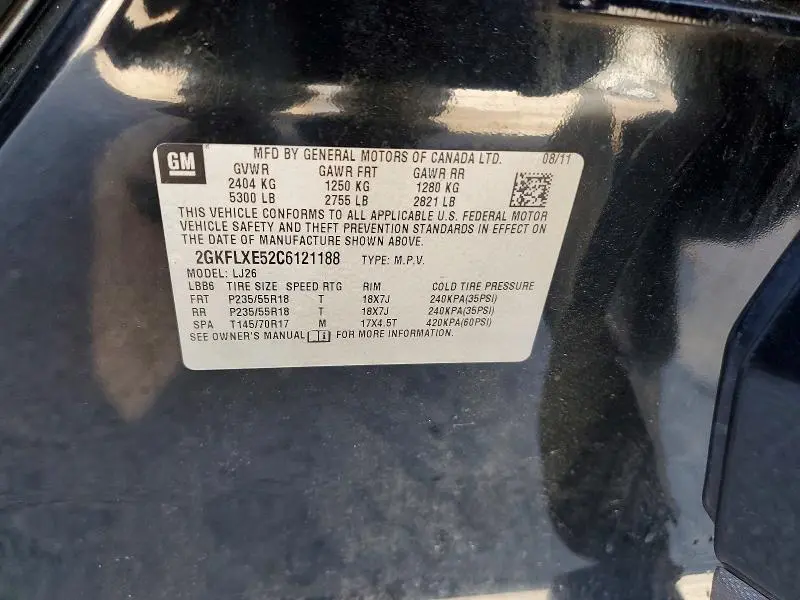 2012 GMC TERRAIN SLT  