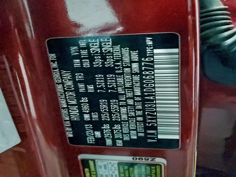 2013 HYUNDAI SANTA FE SPORT   