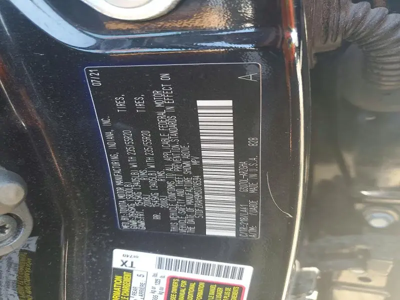 2021 TOYOTA HIGHLANDER PLATINUM  
