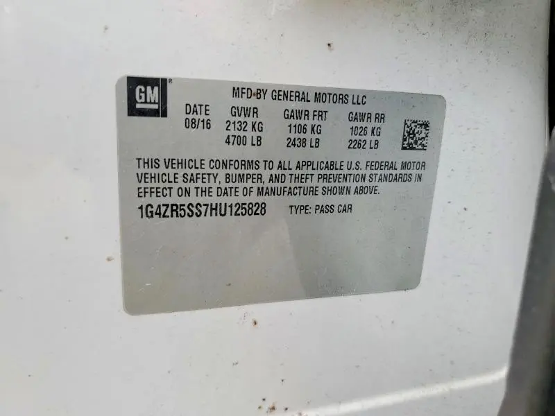 2017 BUICK LACROSSE PREMIUM  