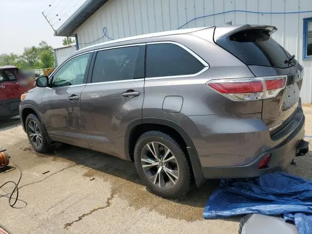 2016 TOYOTA HIGHLANDER XLE  
