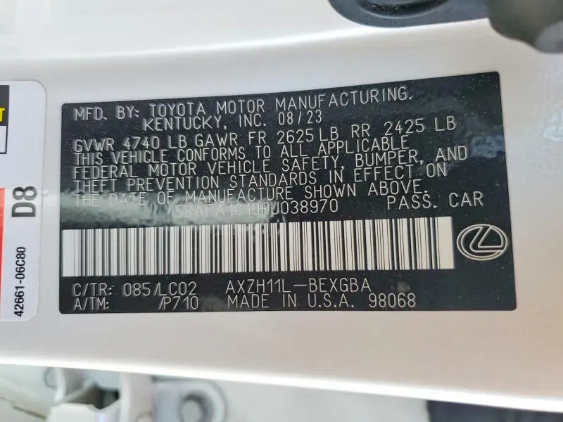 2024 LEXUS ES 300H BASE  