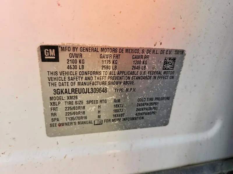 2018 GMC TERRAIN SLT  