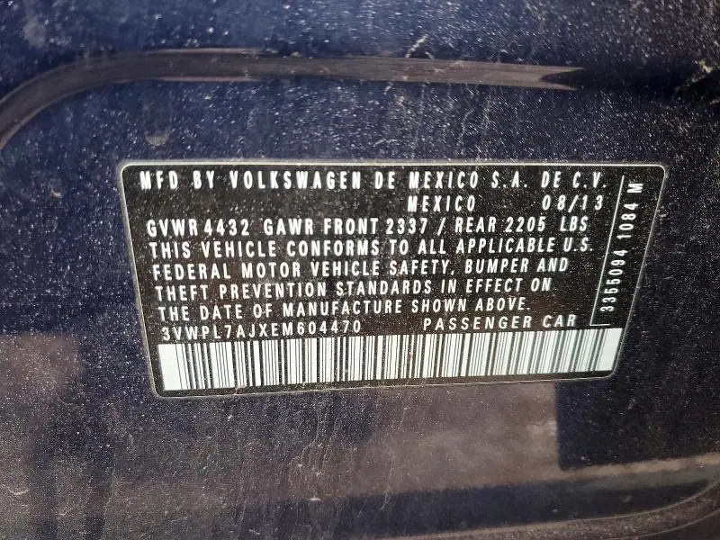 2014 VOLKSWAGEN JETTA TDI  