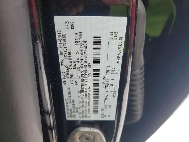 2025 FORD ESCAPE ST LINE  