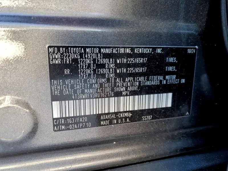 2024 TOYOTA RAV4 XLE  