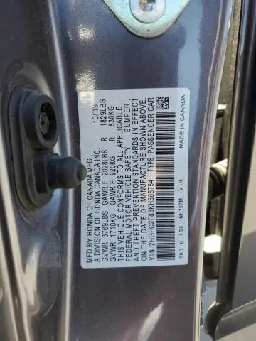 2019 HONDA CIVIC SPORT  