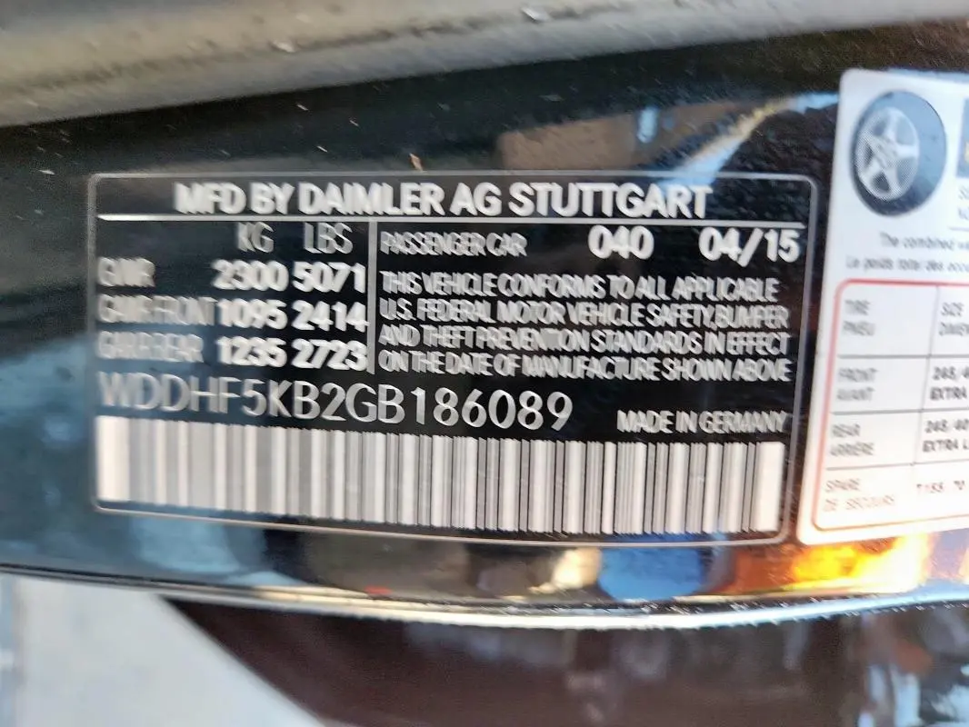 2016 MERCEDES-BENZ E 350  