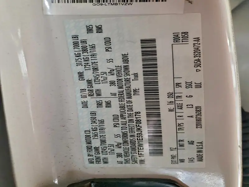 2018 FORD F150 SUPERCREW  