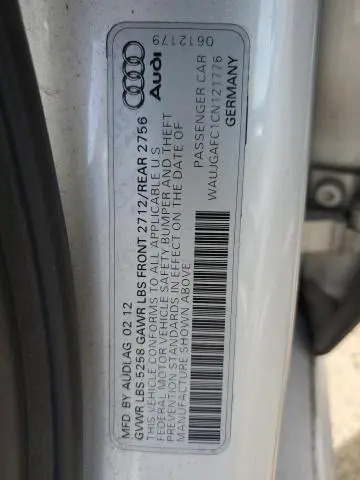 2012 AUDI A6 PRESTIGE  