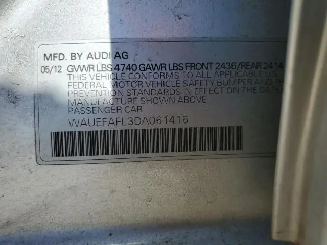 2013 AUDI A4 PREMIUM PLUS  