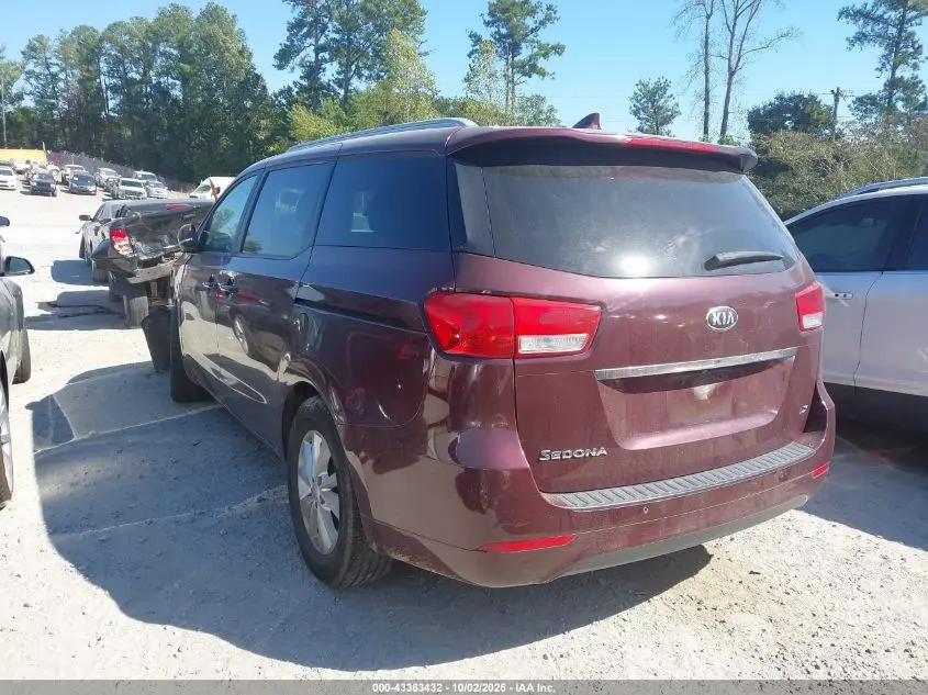 2017 KIA SEDONA LX