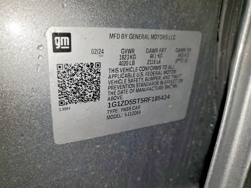 2024 CHEVROLET MALIBU LT  