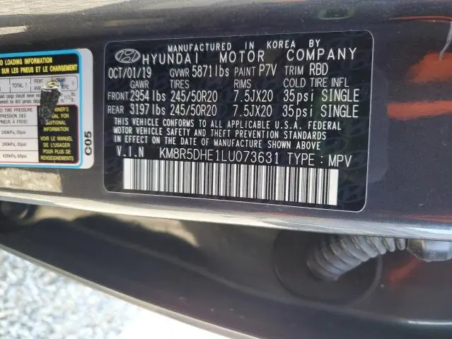 2020 HYUNDAI PALISADE LIMITED  