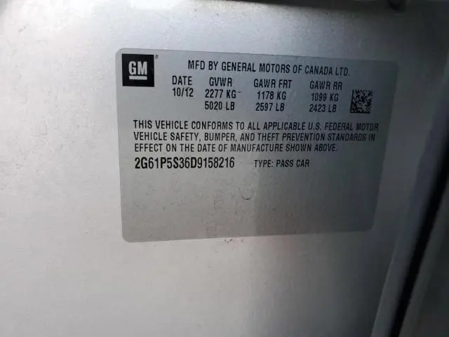 2013 CADILLAC XTS LUXURY COLLECTION  