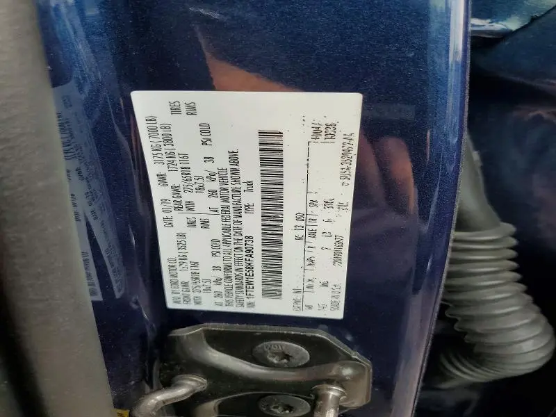 2019 FORD F150 SUPERCREW  