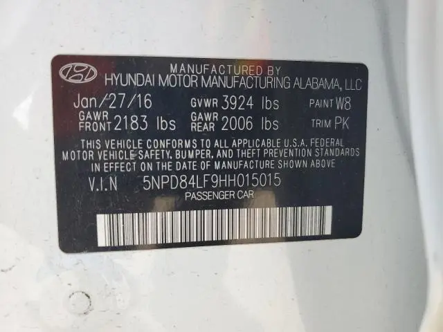 2017 HYUNDAI ELANTRA SE