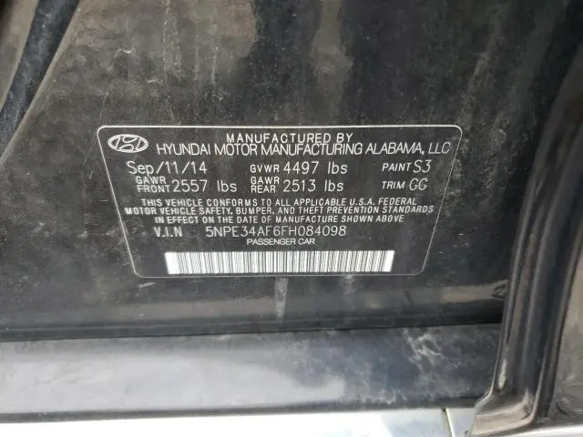 2015 HYUNDAI SONATA SPORT  