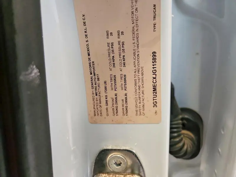 2018 GMC SIERRA K1500 SLE  