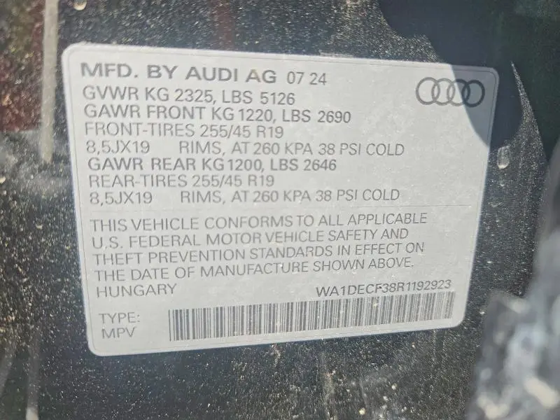 2024 AUDI Q3 PREMIUM S LINE 45  