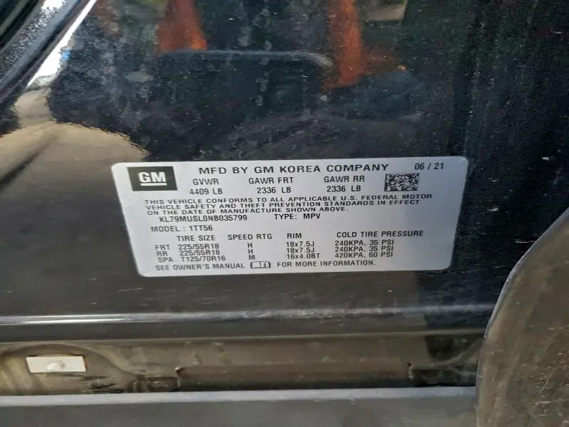 2022 CHEVROLET TRAILBLAZER RS  