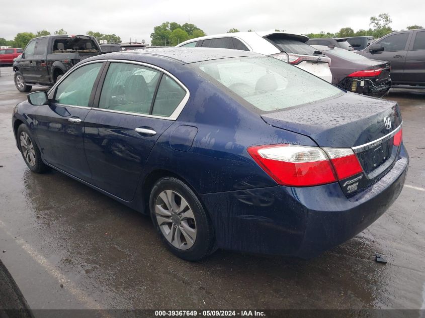 2015 HONDA ACCORD LX