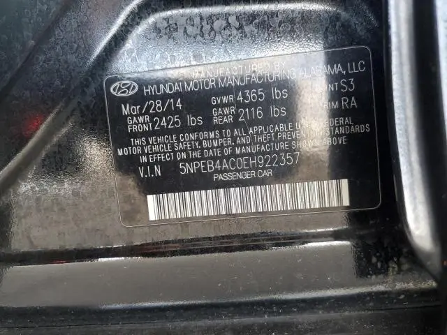 2014 HYUNDAI SONATA GLS  