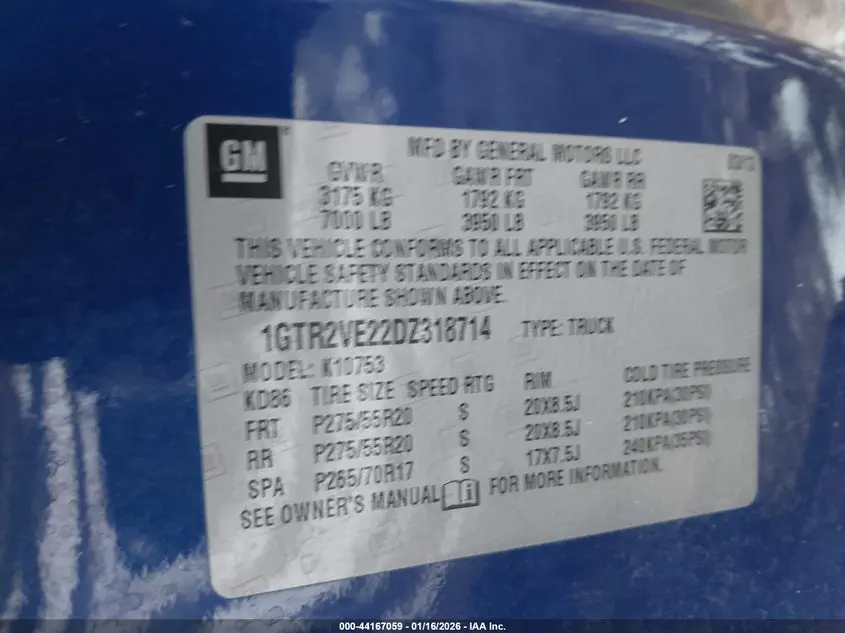 2013 GMC SIERRA 1500 SLE