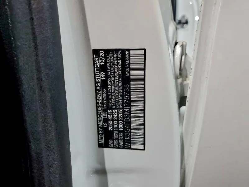 2021 MERCEDES-BENZ A 220 4MATIC  