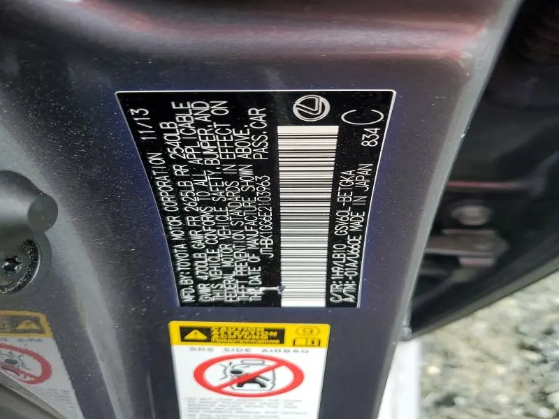2014 LEXUS ES 350  