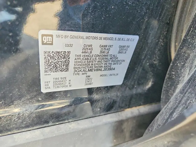 2022 GMC TERRAIN SLE  