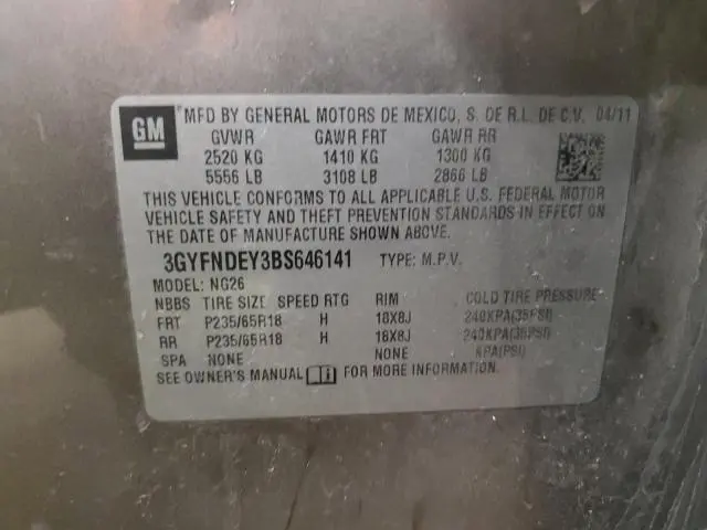 2011 CADILLAC SRX LUXURY COLLECTION  