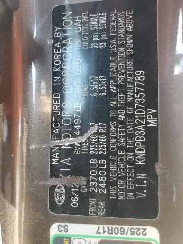 2013 KIA SPORTAGE BASE  