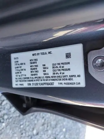 2023 TESLA MODEL 3   