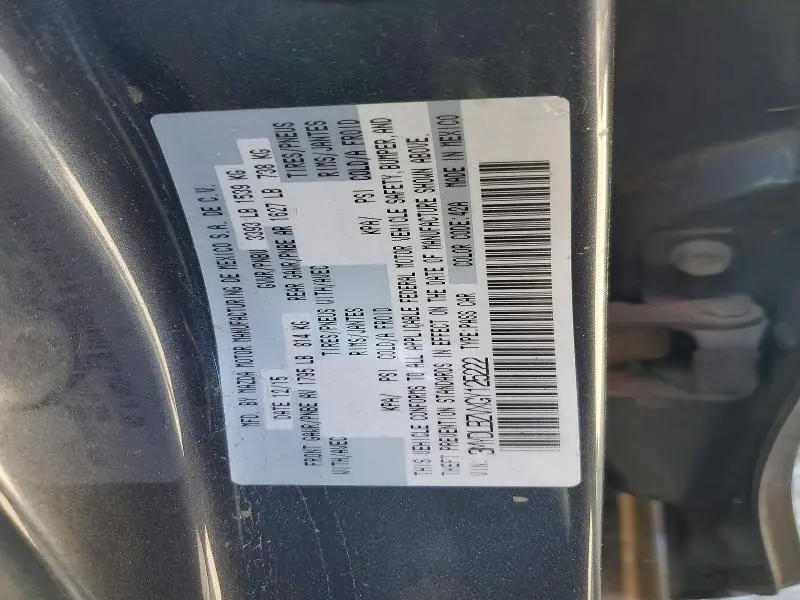2016 SCION IA BASE  