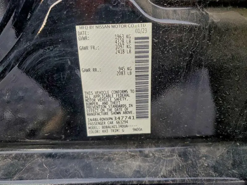 2023 NISSAN ALTIMA SV  