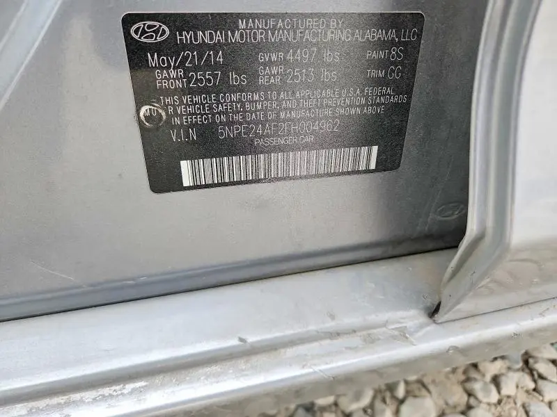 2015 HYUNDAI SONATA SE  
