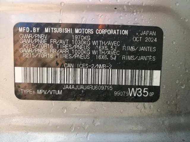 2024 MITSUBISHI RVR ES