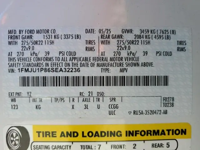 2025 FORD EXPEDITION KING RANCH  