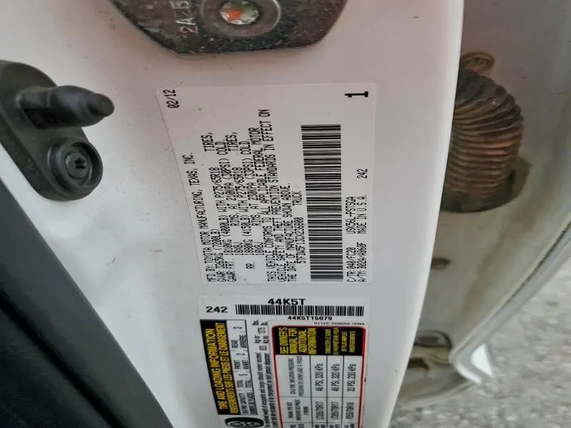 2012 TOYOTA TUNDRA CREWMAX SR5  