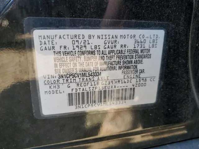 2021 NISSAN KICKS SV  
