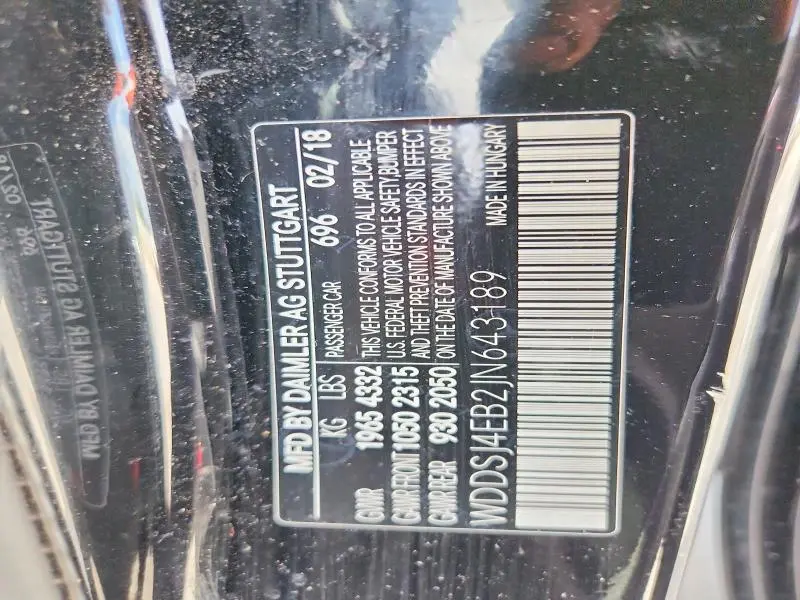 2018 MERCEDES-BENZ CLA 250  
