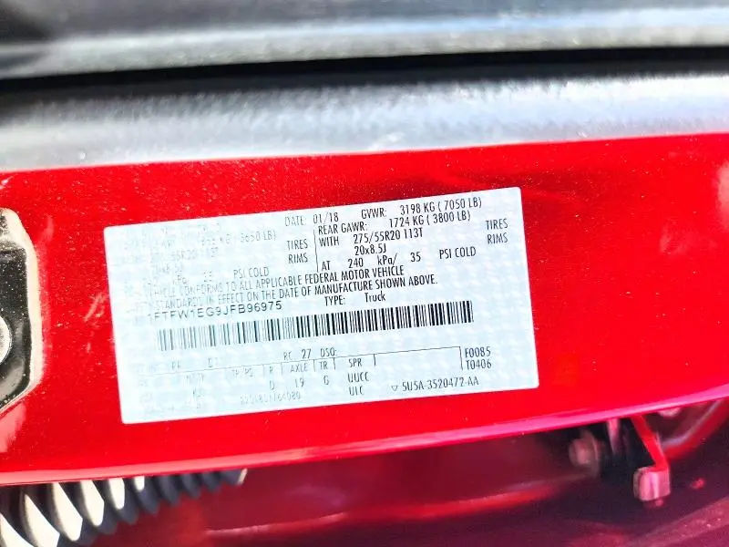 2018 FORD F150 SUPERCREW  