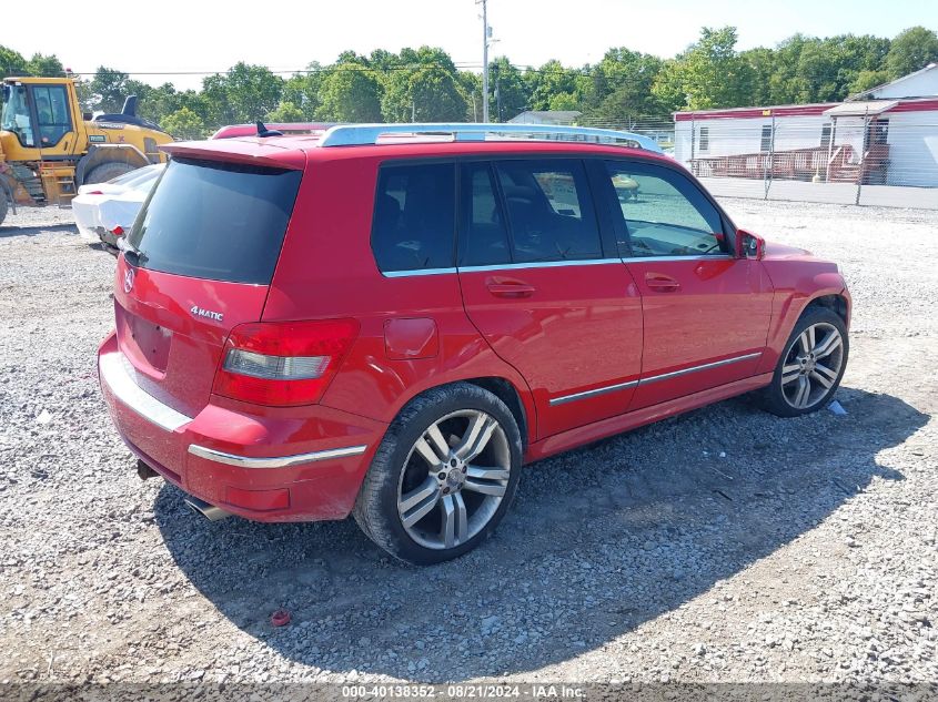 2012 MERCEDES-BENZ GLK 350 4MATIC