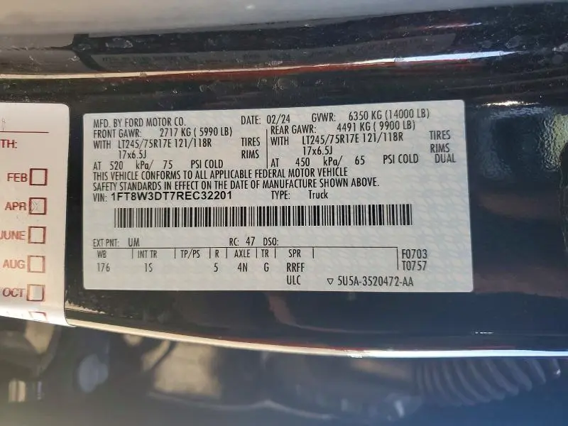 2024 FORD F350 SUPER DUTY  