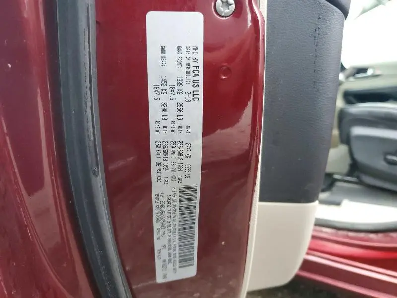 2018 CHRYSLER PACIFICA LIMITED  