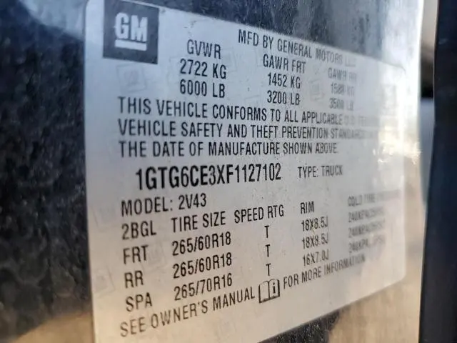 2015 GMC CANYON SLT  
