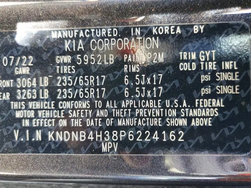 2023 KIA CARNIVAL LX  