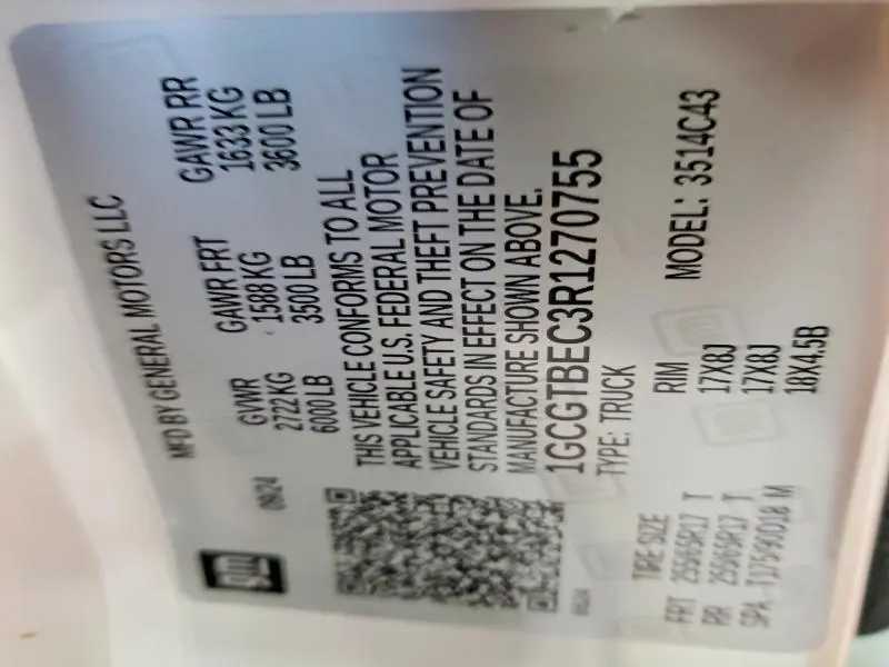 2024 CHEVROLET COLORADO   