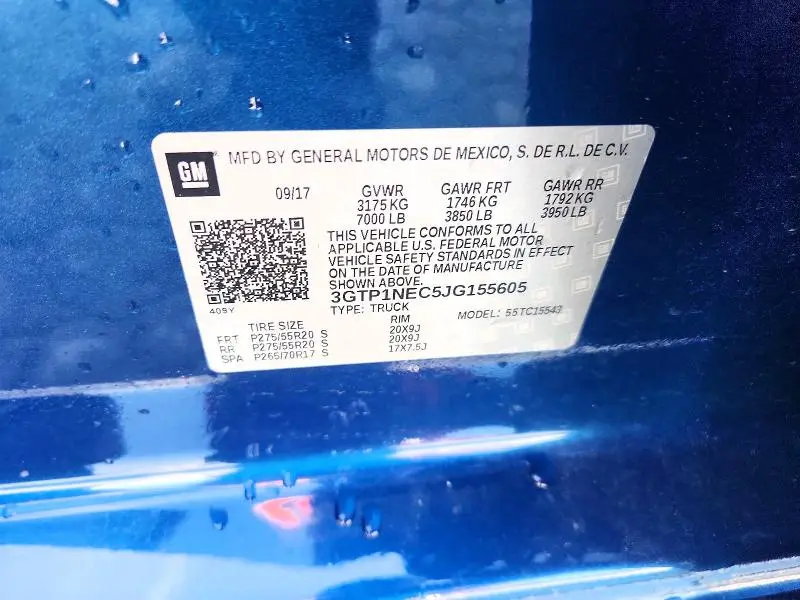 2018 GMC SIERRA C1500 SLT  